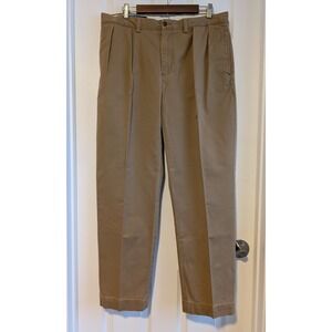 Vtg Polo Ralph Lauren Ethan Pants Men's 36 x 31 (tag 36x32) Pleated Front Logo